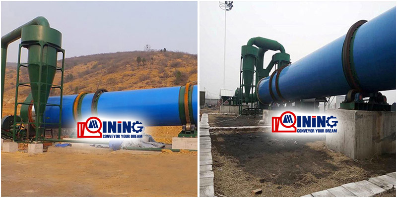 Zinc Concentrates rotary dryer